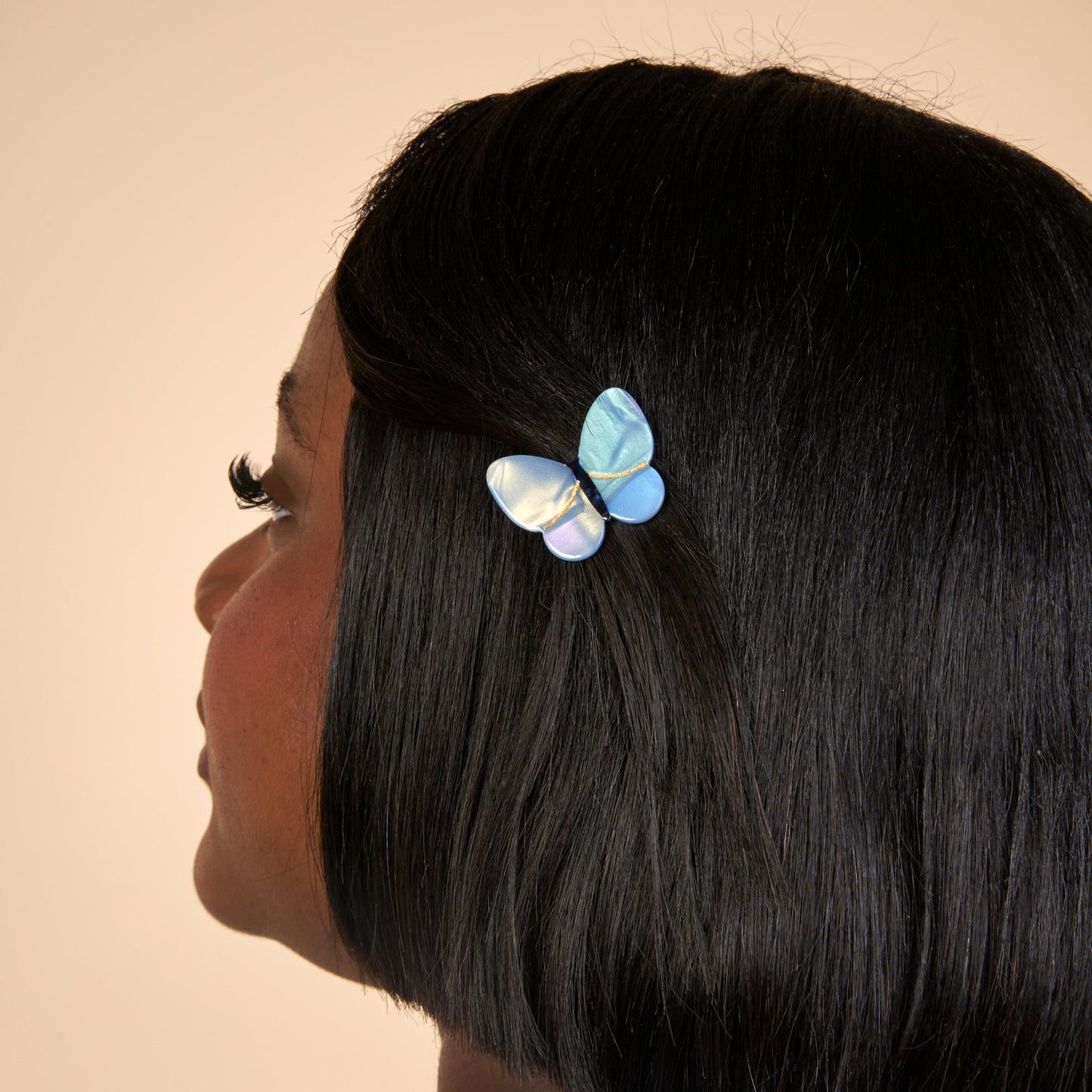 Coucou Suzette Lavender Butterfly Hair Clip