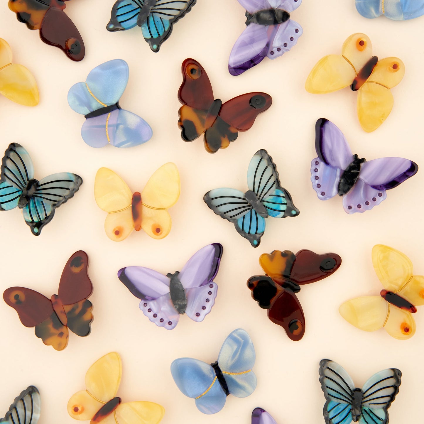 Coucou Suzette Lavender Butterfly Hair Clip
