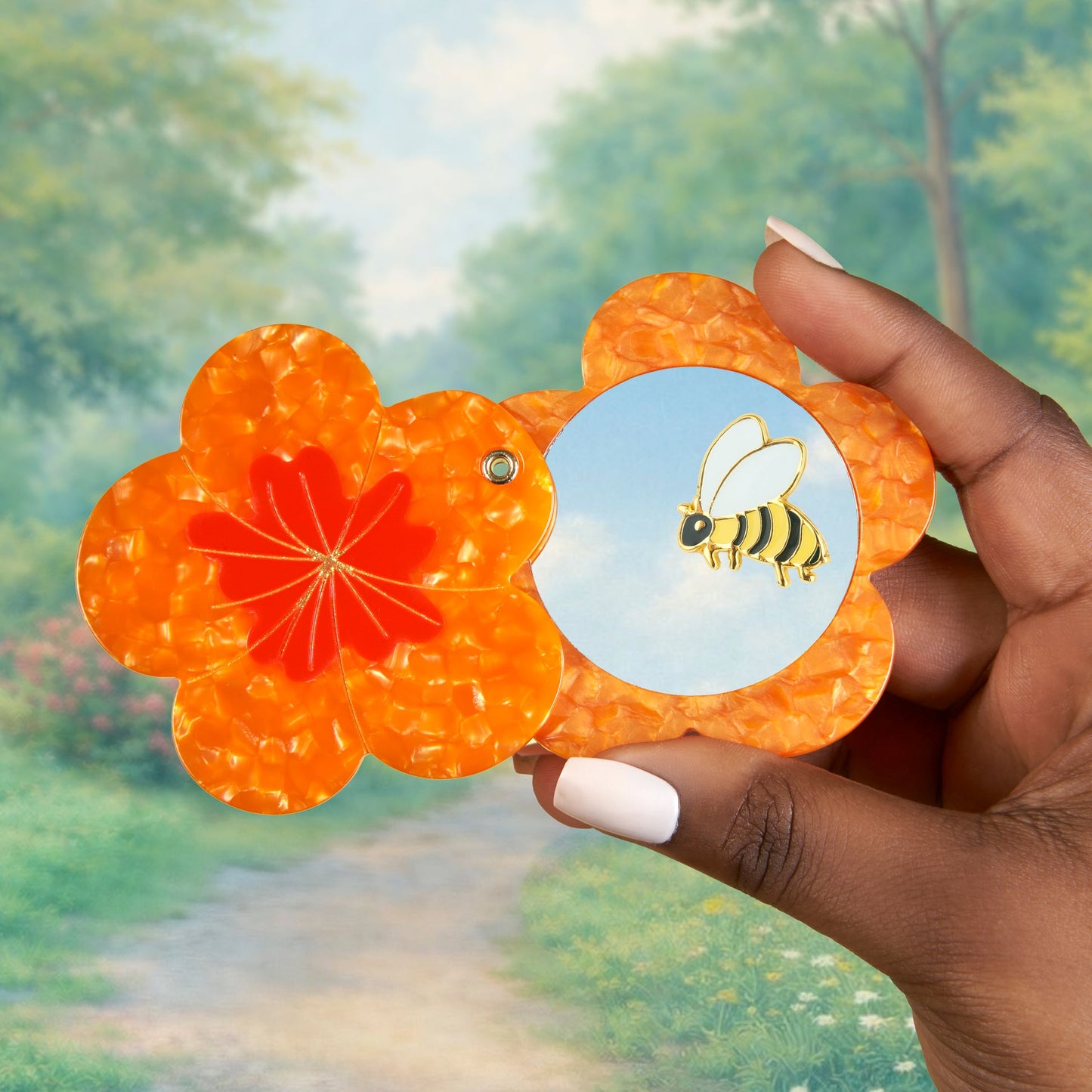 Coucou Suzette Nasturtium Mirror