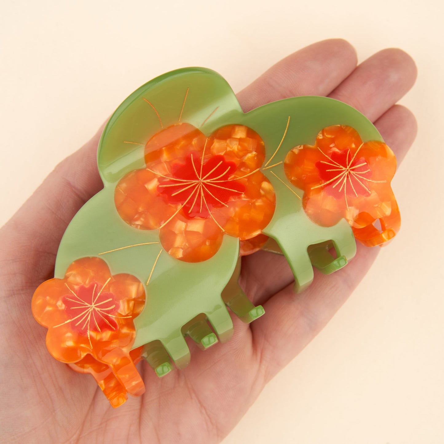 Coucou Suzette Nasturtium Hair Claw