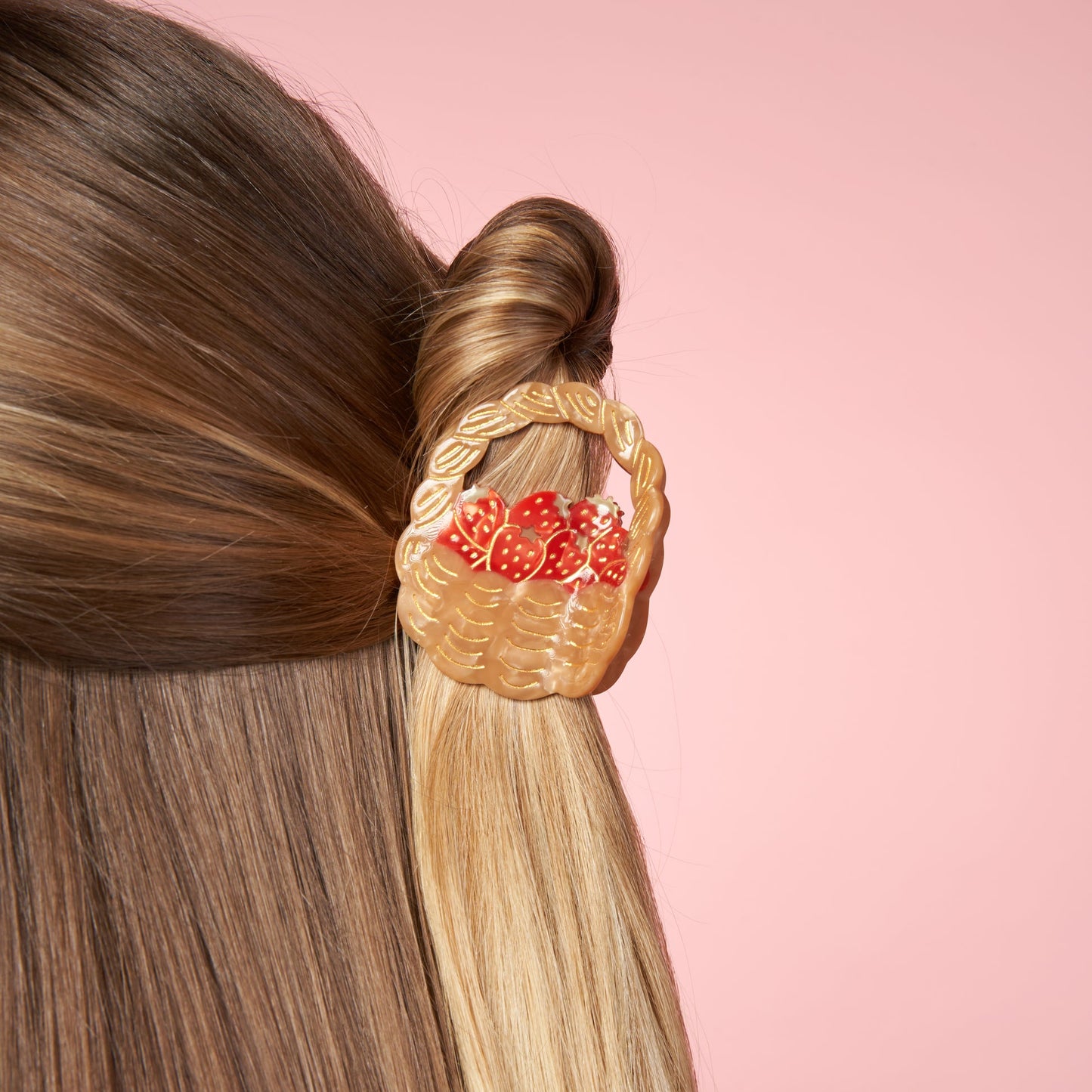 Coucou Suzette Strawberries Basket Hair Claw
