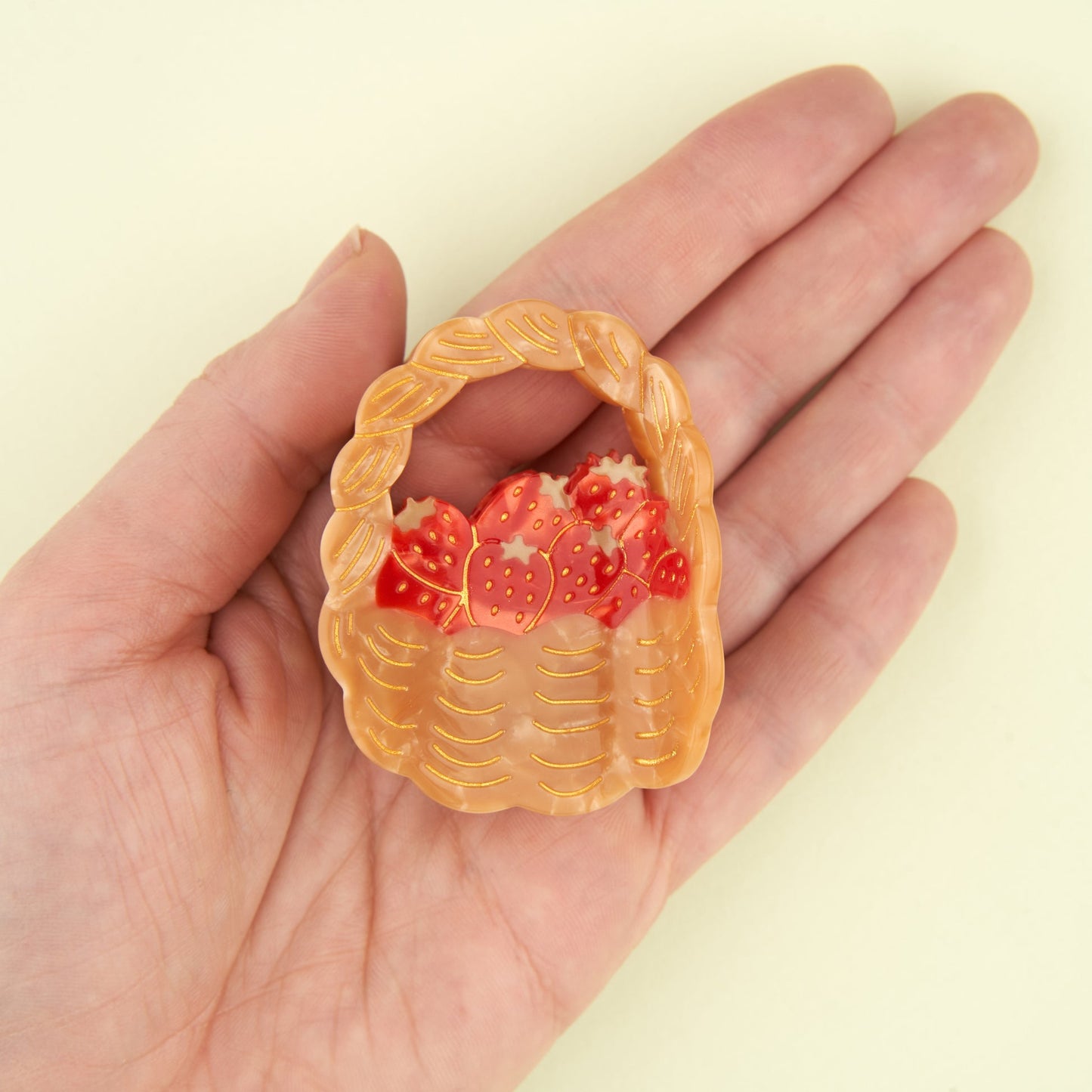 Coucou Suzette Strawberries Basket Hair Claw