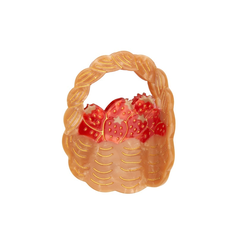 Coucou Suzette Strawberries Basket Hair Claw