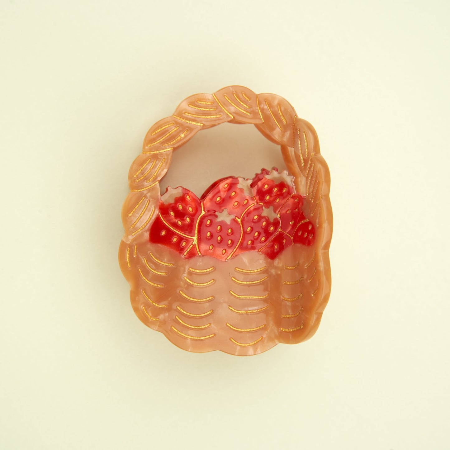 Coucou Suzette Strawberries Basket Hair Claw
