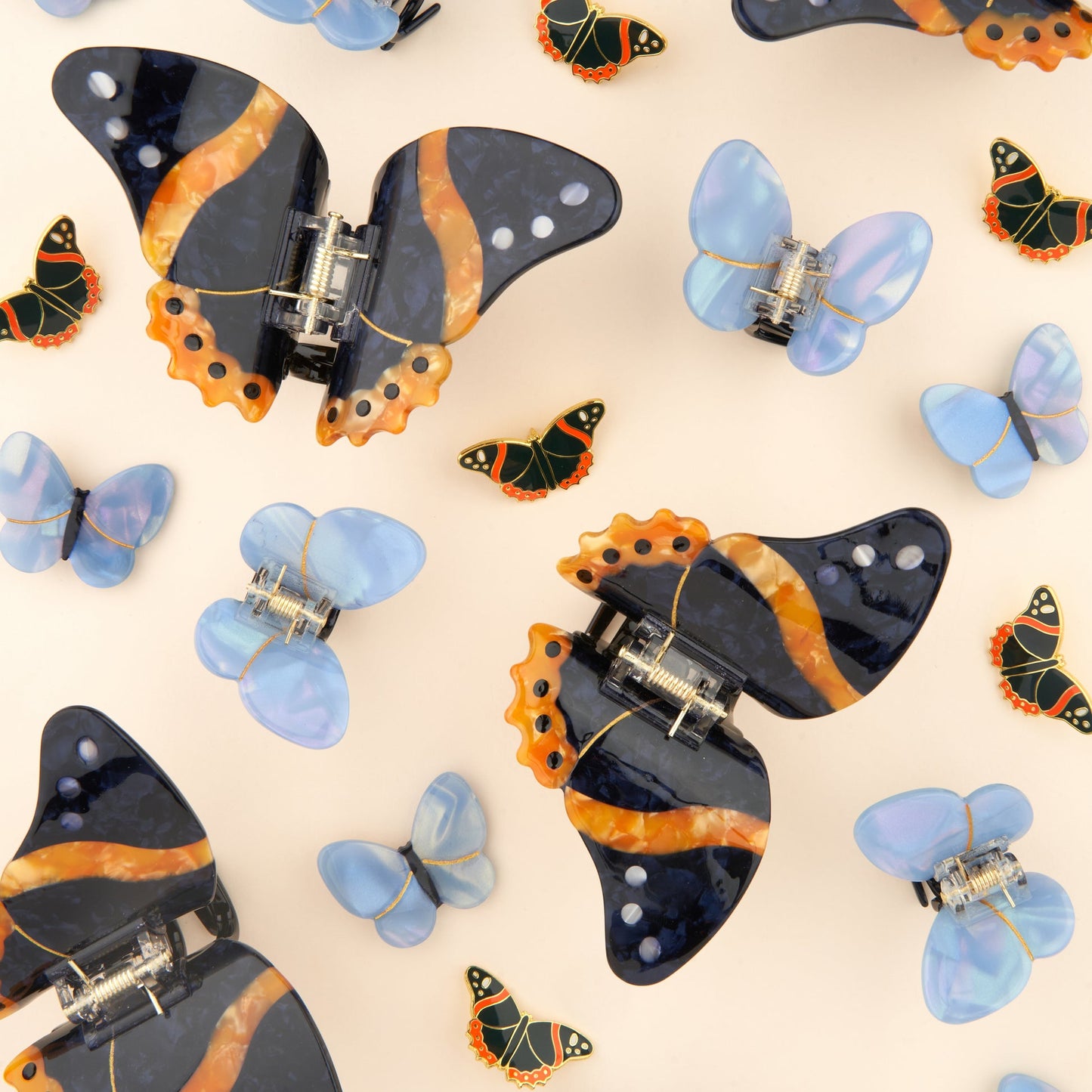 Coucou Suzette Black Butterfly Hair Claw